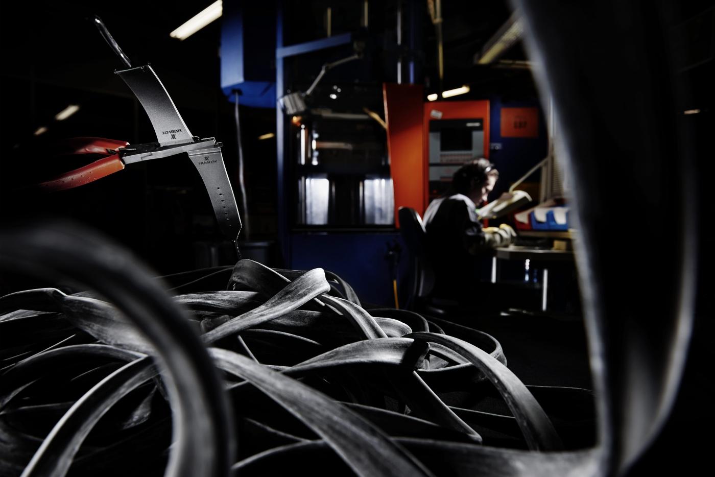 Rubber production at Hublot