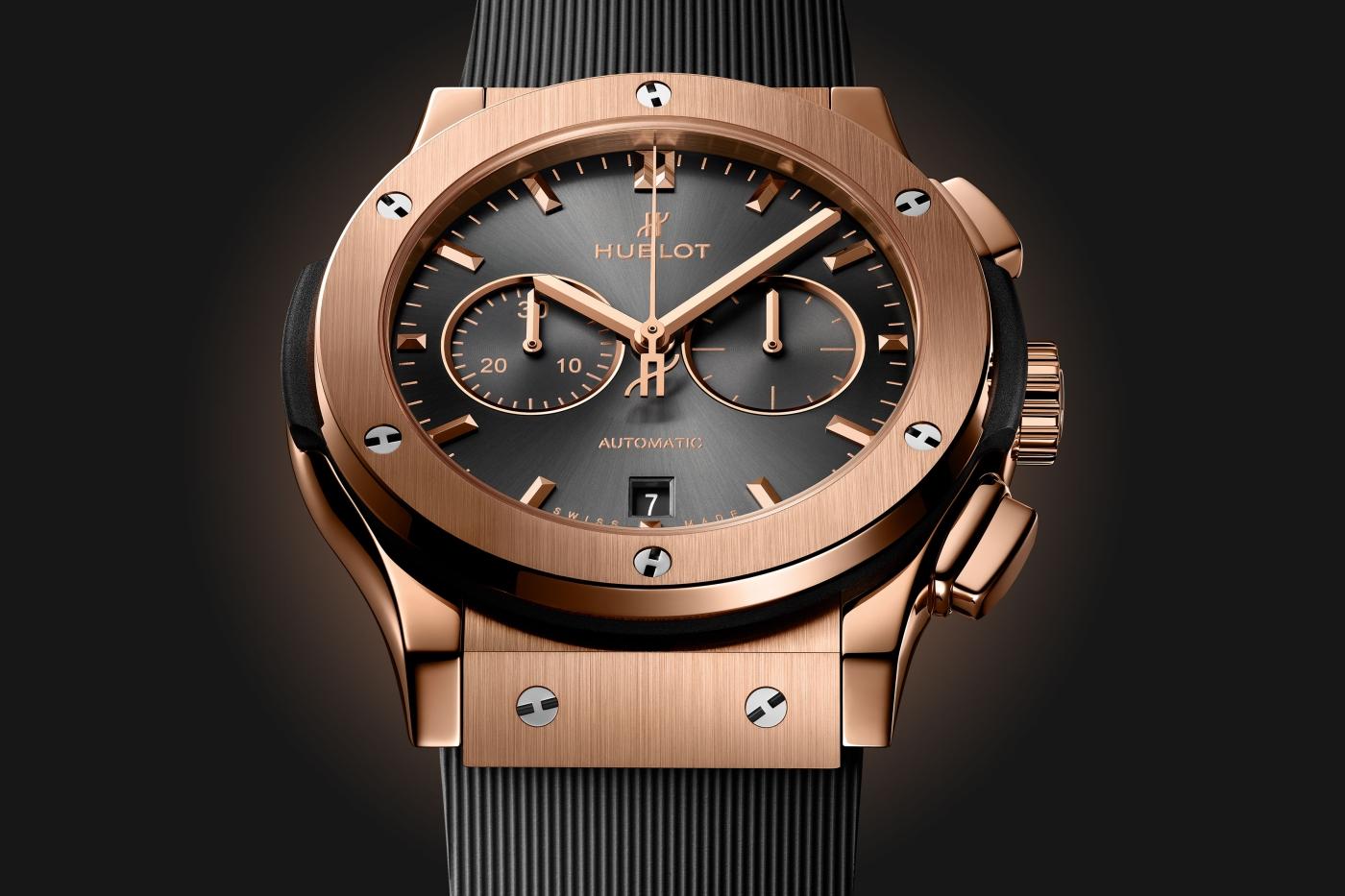 Classic Fusion Racing Grey Chronograph King Gold 42 mm
