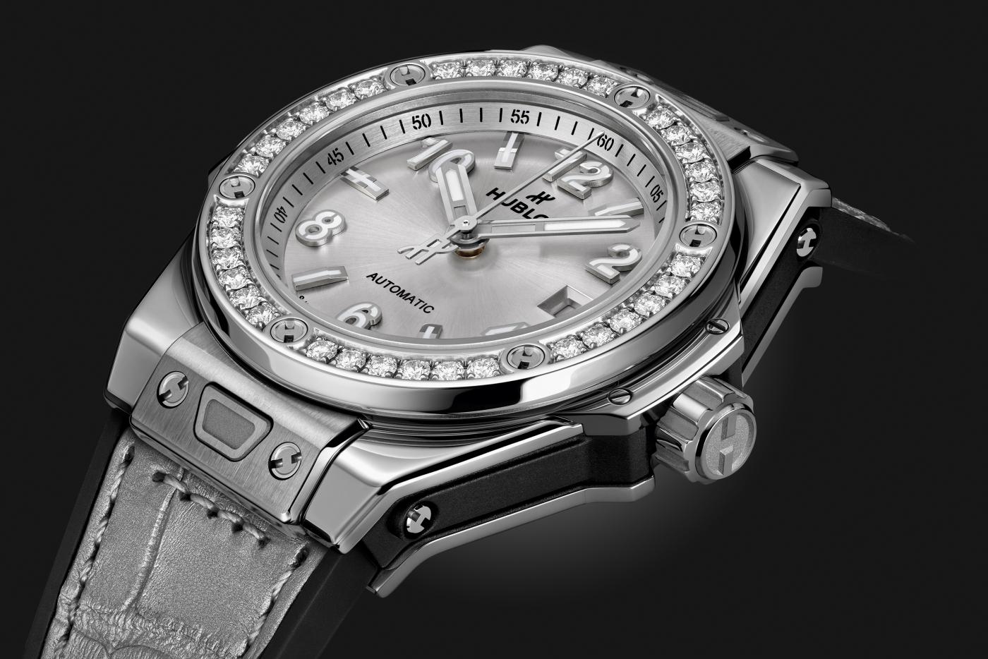 Big Bang One Click Steel White Diamonds 33 mm