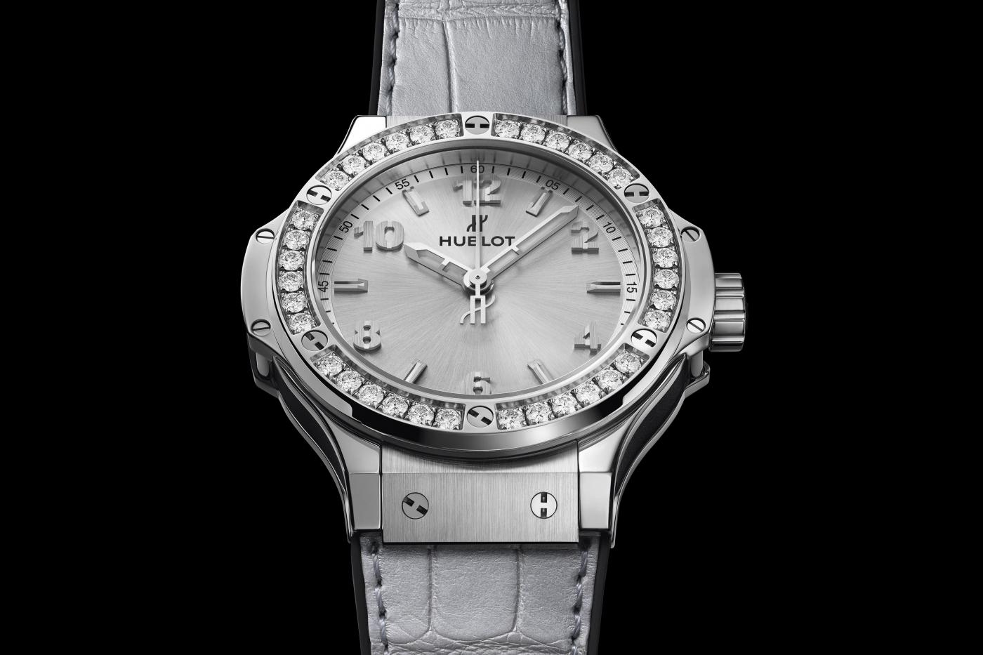 Big Bang Steel White Diamonds 38 mm